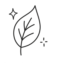 Leaf symbolising eco-friendly moving