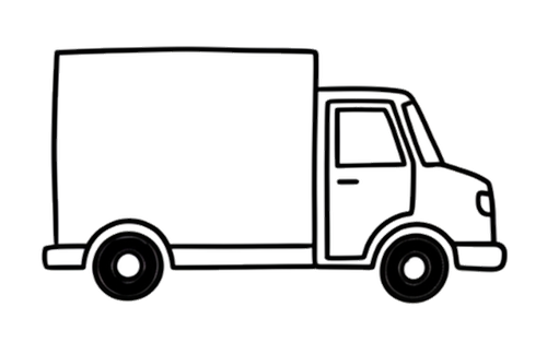 PAXO delivery truck bringing totes to your door